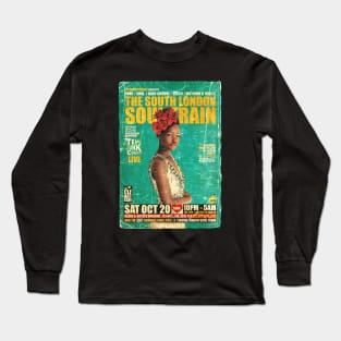 POSTER TOUR - SOUL TRAIN THE SOUTH LONDON 50 Long Sleeve T-Shirt